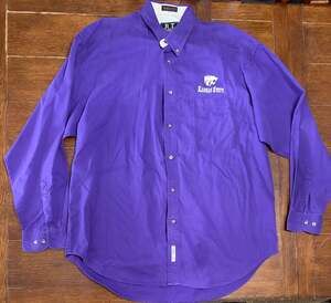 BT Player Kansas State Wildcats Long Sleeve Button-Down Shirt Size 2XL